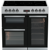 Beko KDVC90X 90Cm Ceramic Range Cooker - Stainless Steel