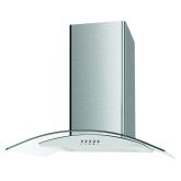 CATA UBSCG70SS 70Cm Cooker Hood - Glass Curved