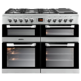 Leisure CS100F520X 100Cm Dual Fuel Range Cooker - Stainless Steel
