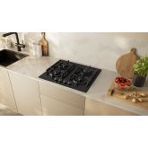 Neff T26PIP4S0 4 Ring Gas On Glass Hob - Black