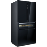 Siemens KF96RSBEA Iq700 French Door Bottom Glass 183 X 90.5 Cm - Black