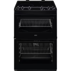 AEG CCX6501ACB Double Oven With Ceramic Top - Black