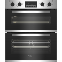 Beko CTFY22309X 59.4Cm Built Under Electric Double Oven - Stainless Steel