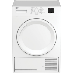 Beko DTKCE90021W 9Kg Condenser Tumble Dryer With Sensor Programmes - White