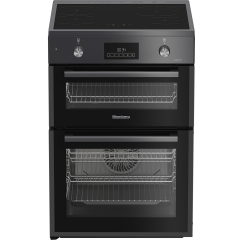 Blomberg HIRN651N 60Cm Double Oven Electric Cooker With Induction Hob - Anthracite