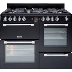 Leisure CK110F232K 110Cm Dual Fuel Range Cooker - Black