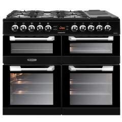 Leisure CS100F520K 100Cm Dual Fuel Range Cooker - Black