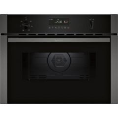 Neff C1AMG84G0B 44 Litres Built In Microwave Oven With Hot Air - Black With Graphite