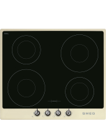 Smeg SI964PM Retro Style 4 Ring Induction Hob Hard Wired With Cream Frame