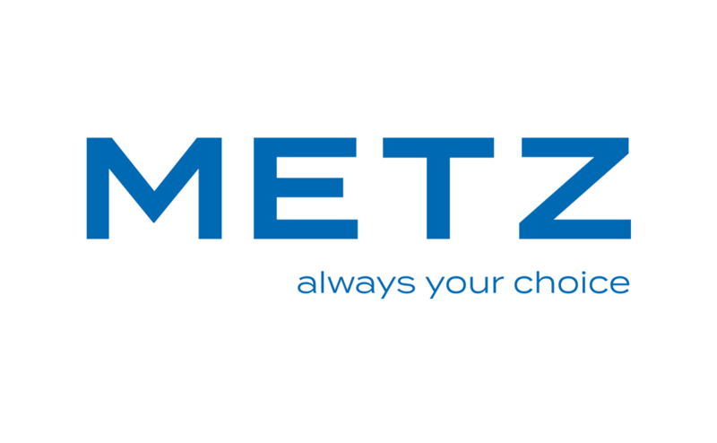 For more on Metz, click here. Metz logo.